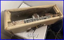 1964 Fender Blonde Showman Blackface Tube Amp Head Model AB 763 Vintage Works