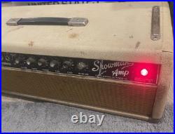 1964 Fender Blonde Showman Blackface Tube Amp Head Model AB 763 Vintage Works