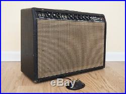1964 Fender Deluxe Reverb Vintage Tube Amp Blackface FEIC AB763 with Oxford 12K5