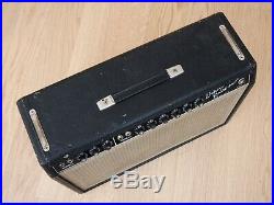 1964 Fender Deluxe Reverb Vintage Tube Amp Blackface FEIC AB763 with Oxford 12K5
