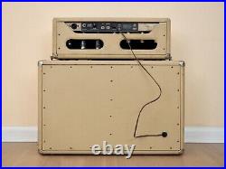 1964 Fender Tremolux Vintage Pre-CBS Blackface Piggyback Tube Amp, Blonde