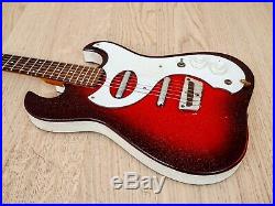 1964 Silvertone 1457 Vintage Amp-in-Case Guitar & Tube Amp Set, Danelectro USA