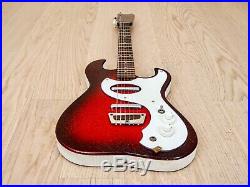 1964 Silvertone 1457 Vintage Amp-in-Case Guitar & Tube Amp Set, Danelectro USA