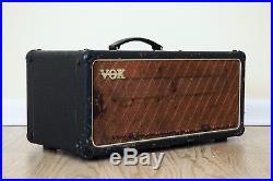 1964 Vox AC50/4 Mk II Big Box Vintage Tube Amp Head Gray Panel JMI UK, AC50