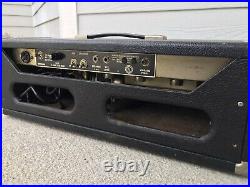 1965 Fender Bandmaster Blackface AB763 Vintage Tube Guitar Amplifier Amp Head