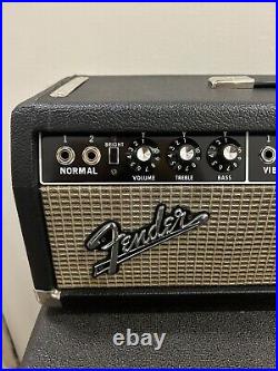 1965 Fender Bandmaster Showman Tube Amp Head Model AB763 Vintage Works