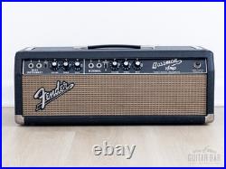 1965 Fender Bassman Black Panel Vintage Tube Amp Head AB165, Serviced