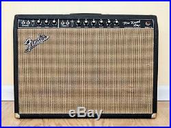 1965 Fender Pro Reverb Blackface Vintage Tube Amplifier 2x12 with Footswitch