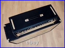 1965 Fender Showman Blackface Piggyback Vintage Tube Amp 1x15 with JBL D130F