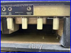 1965 Fender Showman Blackface Tube Amp Head Model AB763 Vintage (SPG063677)