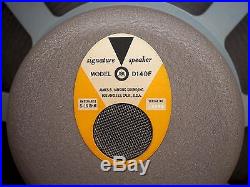 1965 Fender Showman Vintage Blackface Piggyback Tube Amp, Tone Ring Cab JBL D140