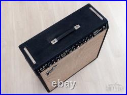 1965 Fender Super Reverb Black Panel Vintage Tube Amp AB763 with Ceramic Speakers