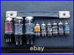 1965 Fender Super Reverb Black Panel Vintage Tube Amp AB763 with Ceramic Speakers