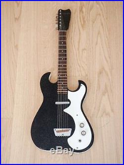 1965 Silvertone 1448 Amp-In-Case Vintage Electric Guitar & Tube Amp, Danelectro