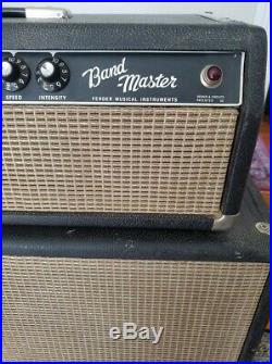 1966 Fender Bandmaster head vintage tube amp
