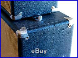 1966 Fender Bassman Vintage Tube Amplifier Blackface Head & Cab Combo