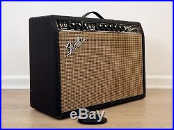 1966 Fender Deluxe Reverb Blackface Vintage Tube Amp 1x12 with Oxford 12K5, AB763