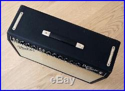 1966 Fender Deluxe Reverb Blackface Vintage Tube Amplifier 1x12 AB763, Serviced