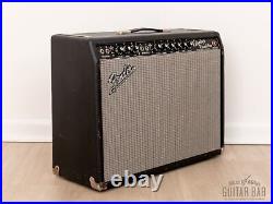 1966 Fender Vibrolux Reverb Black Panel AA864 Vintage Tube Amp 2x10 with Jensen