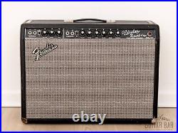 1966 Fender Vibrolux Reverb Black Panel AA864 Vintage Tube Amp 2x10 with Jensen