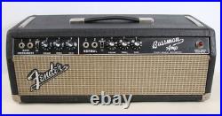 1967 Fender Bassman Black Face Panel Vintage Tube Amp Head AB165 USA WORKING