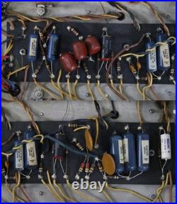 1967 Fender Bassman Black Face Panel Vintage Tube Amp Head AB165 USA WORKING