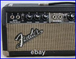 1967 Fender Bassman Black Face Panel Vintage Tube Amp Head AB165 USA WORKING