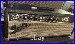 1967 Fender Bassman Black Face Vintage Tube Amplifier Head AB165 Serviced