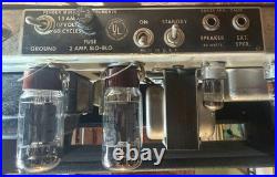 1967 Fender Bassman Black Face Vintage Tube Amplifier Head AB165 Serviced