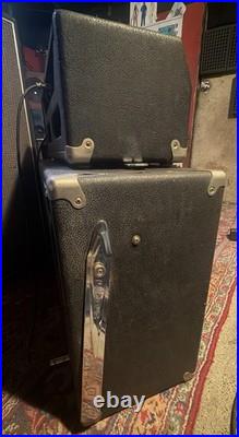 1967 Fender Bassman Black Face Vintage Tube Amplifier Head AB165 Serviced