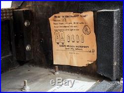 1967 Fender Bassman Vintage Blackface Piggyback Tube Amp 2x12 AB165 Circuit