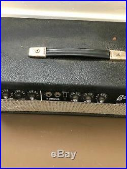 1967 Fender Bassman Vintage Blackface Tube Amplifier Head AB165