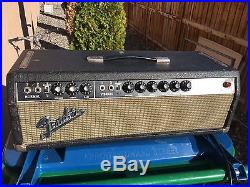 1967 Fender Dual Showman Amp-Vintage Tube Amplifier-Blackface