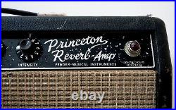 1967 Fender Princeton Reverb Vintage Blackface Tube Amp with Jensen C10Q