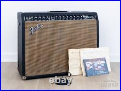 1967 Fender Twin Reverb Black Panel Vintage Tube Amp 2x12 with Ftsw, & Paperwork