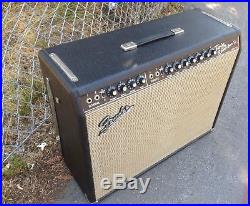 1967 Fender Twin Reverb Blackface Vintage Tube Amp 2x12 original speakers