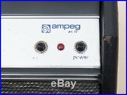 1969 Ampeg AC-12 Vintage 20 Watt 1x12 Tube Amp, Serviced! GU-12