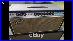 1969 Fender Bandmaster Reverb TFL5005D Vintage Drip-edge Silverface Tube Amp