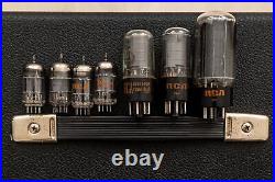 1969 Fender Princeton Reverb Drip Edge Vintage Tube Amp, Black Panel Circuit