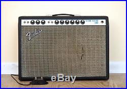 1970 Fender Deluxe Reverb Vintage Silverface Tube Amp AB763 Circuit with ftsw