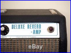 1970 Fender Deluxe Reverb Vintage Silverface Tube Amp AB763 Circuit with ftsw