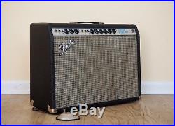 1970 Fender Vibrolux Reverb Silverface Vintage Tube Amp Oxford 10L5 with Ftsw