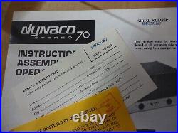 1970's Vintage Unbuilt Dynaco ST-70 home stereo tube amplifier kit Dynakit + box