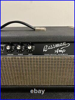 1971 Fender Bassman Tube Amp Head- WORKS VINTAGE Model AA371