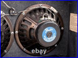 1971 Fender Vibrolux Reverb Silverface Vintage Tube Amp 2x10 with Oxford 10L5