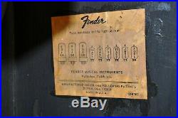 1972 Fender Super Reverb Silverface Amp 45-watt Tube Guitar Amplifier Vintage
