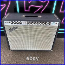 1972 Fender Twin Reverb Silverface Vintage Tube Amp withWeber Speakers