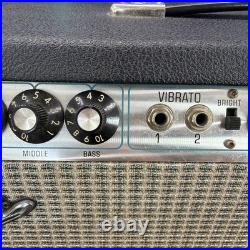 1972 Fender Twin Reverb Silverface Vintage Tube Amp withWeber Speakers