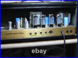 1972 Road Ready Vintage Marshall 100 Watt Super Lead Tube Guitar Amp Head CLEAN 1972 Road Ready Vintage Marshall 100 Watt Super Lead Tube Guitar Amp Head CLEAN