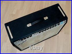 1973 Fender Twin Reverb Silverface Vintage 2x12 Tube Amp, Clean & Original